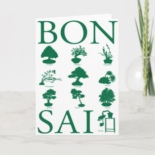Grundlegende Stile von Bonsai Tree Karte