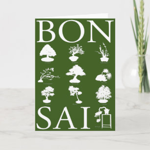 Grundlegende Stile von Bonsai Tree Karte