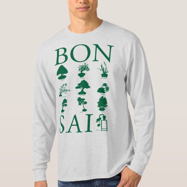 Grundlegende Stile von Bonsai Tree T-Shirt (Vorderseite)