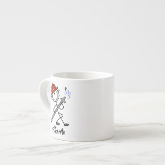Grundlegende Strichmännchen-Feuerwehrmann-T - Espressotasse