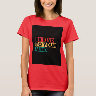 Grundlegende T-Shirt mit schönem Druck