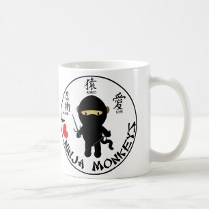 Grundlegende Tasse - i-Liebe ninja Affen