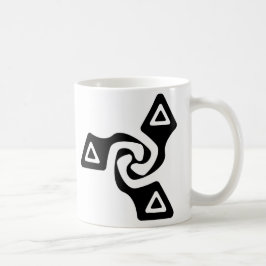 Grundlegende Tri Pfeile (Schwarzes) Tasse