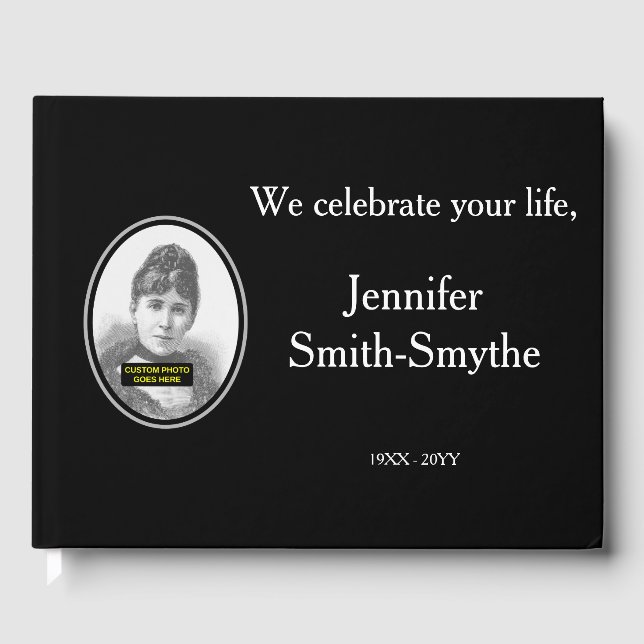 Grundlegende und Schlichte Beerdigung/Memorial Gäs Gästebuch (Vorderseite)