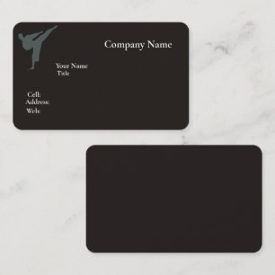 Grundlegende weiße Vorlage Business Card mit blaue Visitenkarte
