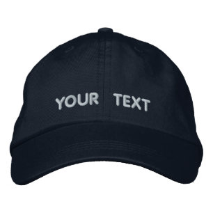 Grundlegender einstellbarer Cap Navy Blue Lt Blue Bestickte Baseballkappe