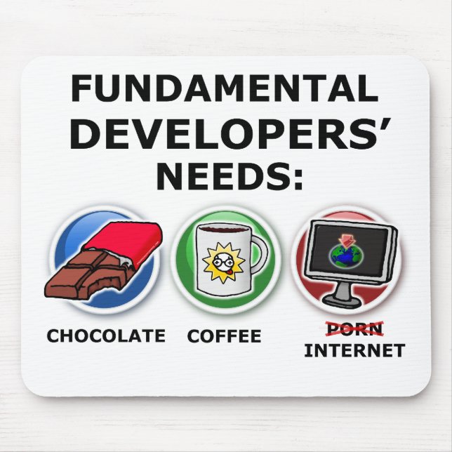 Grundlegender Entwicklerbedarf Mousepad (Vorne)