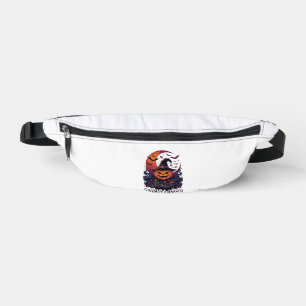 Grundlegender Hexen-Halloween-Kürbis-Halbmond-Kess Bauchtasche
