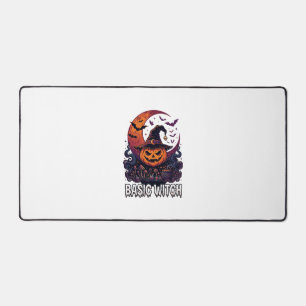 Grundlegender Hexen-Halloween-Kürbis-Halbmond-Kess Schreibtischunterlage