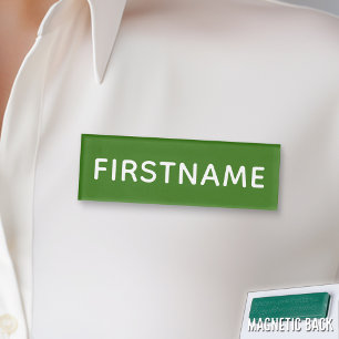 Grundlegender individueller Name und Titel - Grün Namenschild