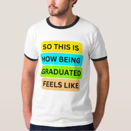 Grundlegender Ringer-T - Shirt weiß und schwarz SO