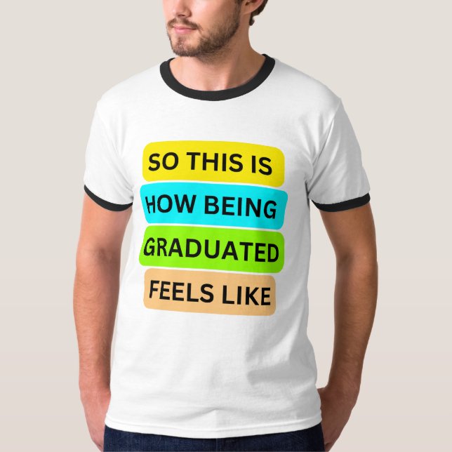 Grundlegender Ringer-T - Shirt weiß und schwarz SO (Vorderseite)