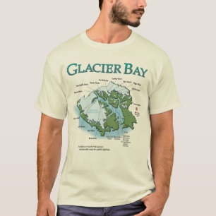 Grundlegender T - Shirt der Gletscher-Bucht-3