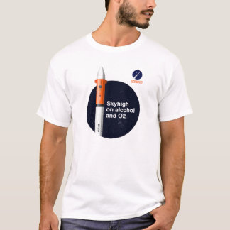 Grundlegender T - Shirt Skyhigh auf Alkohol und O2