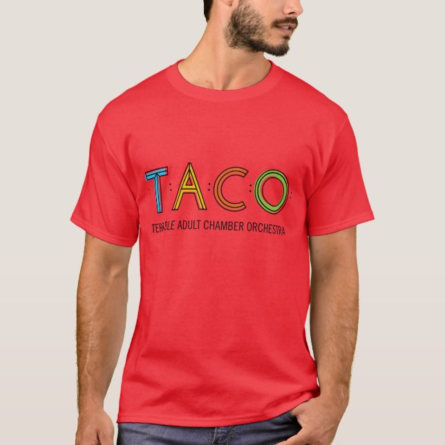 Grundlegender TACO T - Shirt, rot T-Shirt (Vorderseite)