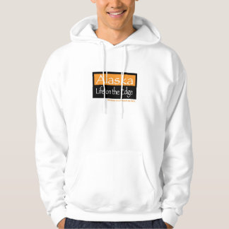 Grundlegender weißer Hoodie. Hoodie