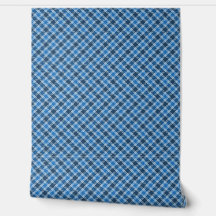 grundlegendes Blau/Babyblau Gingham Karo