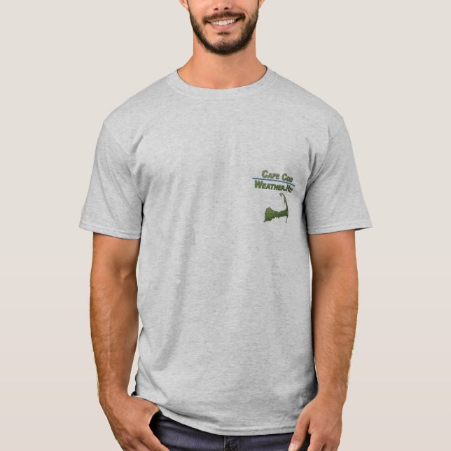 Grundlegendes CapeCodWeather.Net T-Shirt (Vorderseite)