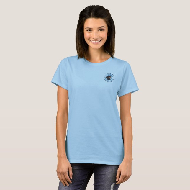 Grundlegendes der T - Shirt-Blau der Audubon T-Shirt (Vorne ganz)