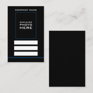 Grundlegendes Design, Foto-ID-Karten Visitenkarte