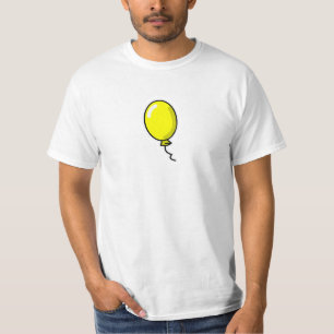 Grundlegendes gelbes Ballon-Shirt T-Shirt