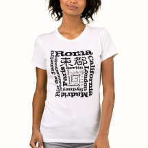 Grundlegendes Hemd - Around the World