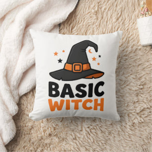 Grundlegendes Hexen-Halloween-Hut-Design Kissen