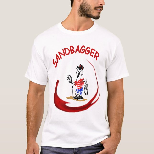 Grundlegendes Hufeisen-Sandbagger-T-Shirt T-Shirt (Vorderseite)