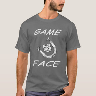 Grundlegendes Hufeisen-Spiel-Gesichts-T-Shirt T-Shirt
