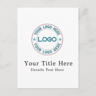 Grundlegendes Logo Custom Postkarte