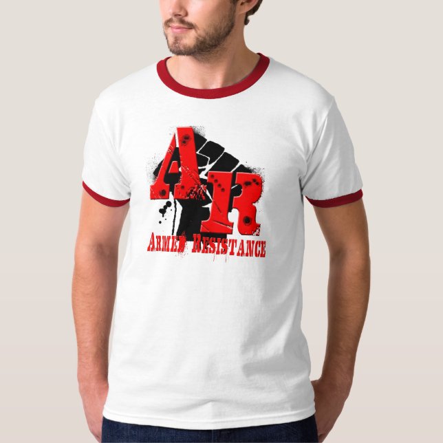 Grundlegendes Logo des bewaffneten Widerstands T-Shirt (Vorderseite)