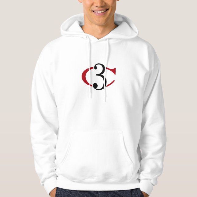 Grundlegendes mit Kapuze Sweatshirt mit Logo C3 (Vorderseite)
