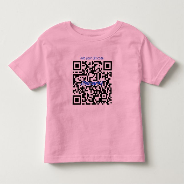 Grundlegendes Shirt mit Ihrem QR Code (Vorderseite)