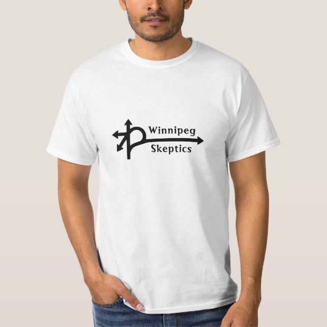 Grundlegendes Winnipeg-Skeptiker-Shirt T-Shirt (Vorderseite)