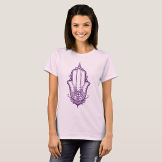 Grundlegendes Yaffa Schönheit Hamsa T-Shirt