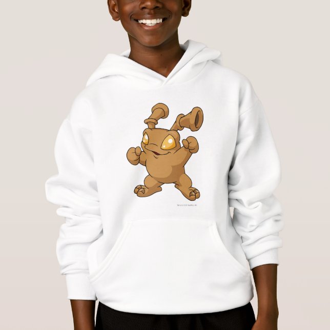 Grundo Brown Hoodie (Vorderseite)