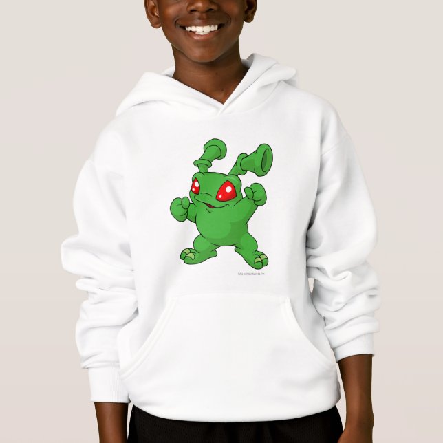Grundo Grün Hoodie (Vorderseite)