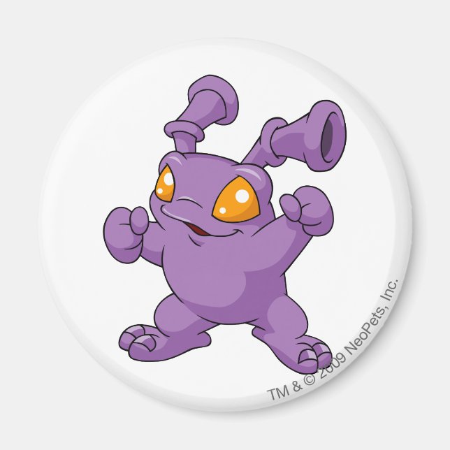 Grundo Lila Magnet (Vorne)