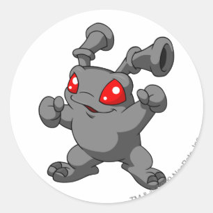 Grundo Schatten Runder Aufkleber