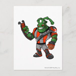 Grundo Virtupets Space Station Player Postkarte