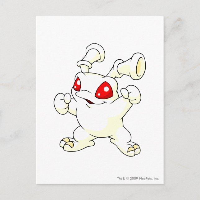 Grundo White Postkarte (Vorderseite)