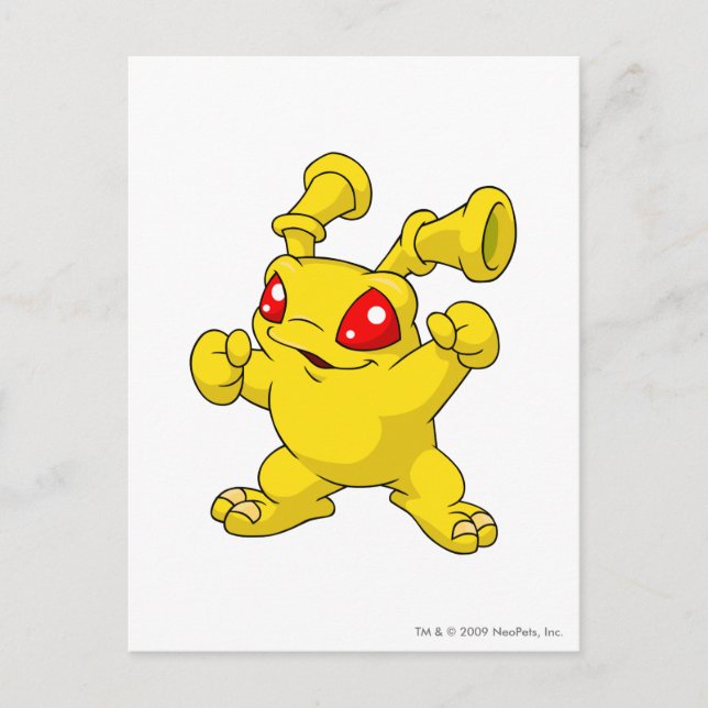Grundo Yellow Postkarte (Vorderseite)