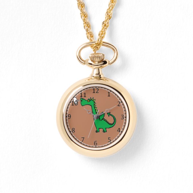 Gründrache Armbanduhr (Vorderseite)