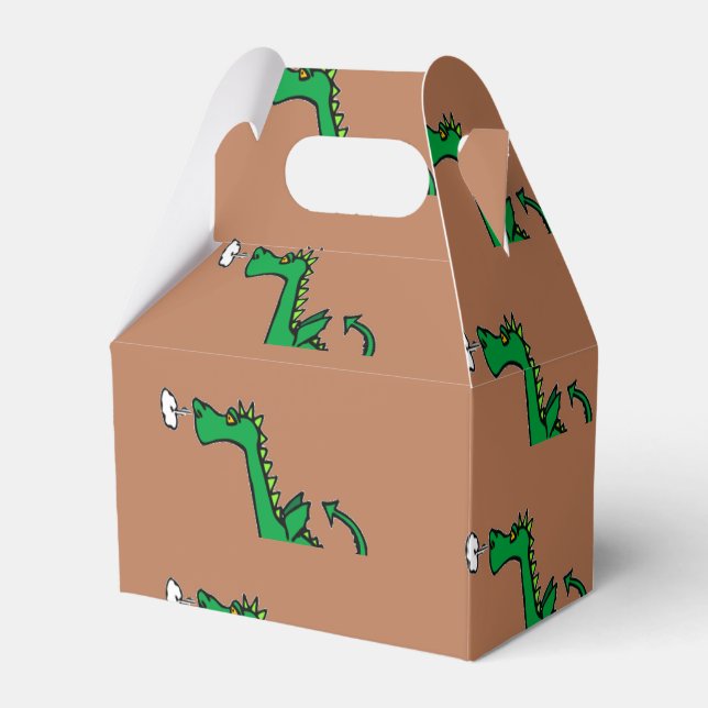 Gründrache Geschenkschachtel (Vorderseite)