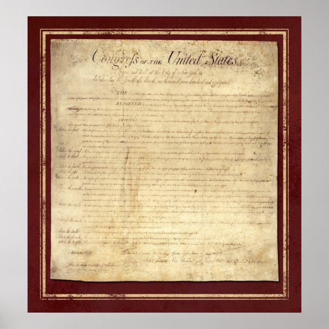 Grundrechtecharta Poster (Vorne)