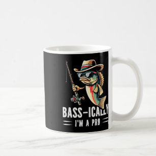 Grundsätzlich bin ich ein Profi-Lustiger-Angler-Fi Kaffeetasse