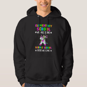 Grundschule, die wir hier in der Mittelschule abha Hoodie