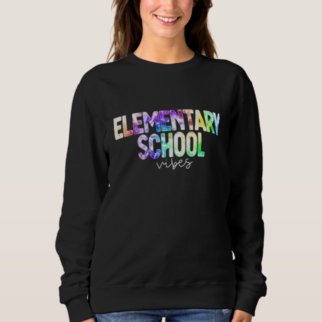 Grundschule für Lehrer - Erster Tag Sweatshirt (Vorderseite)