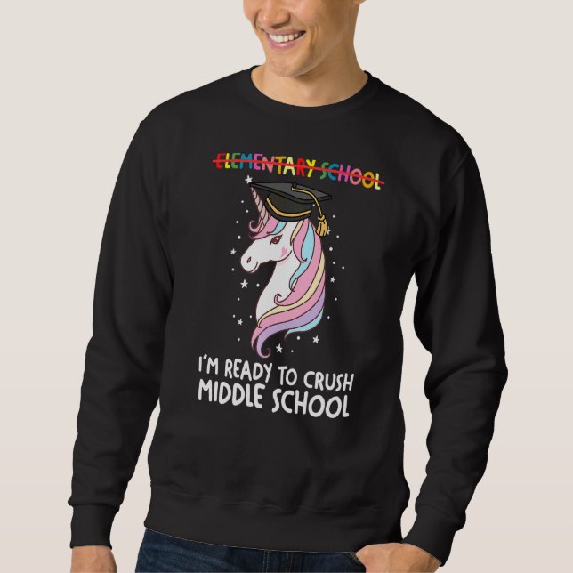 Grundschule I bricht Mittelstufe Sweatshirt (Vorderseite)