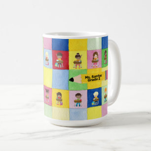 Grundschule Kindergarten Lehrer Kaffeetasse